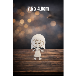 Dziewczynka 7,5cm, zarys, sklejka 3mm